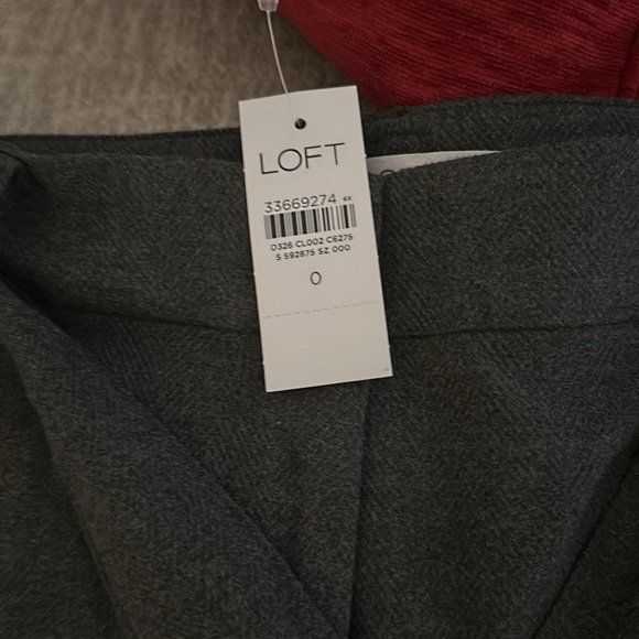 Loft size zero grey pants - Picture 2 of 4